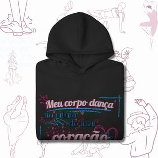 Nome do produto Dança que pulsa - Moletom Canguru 