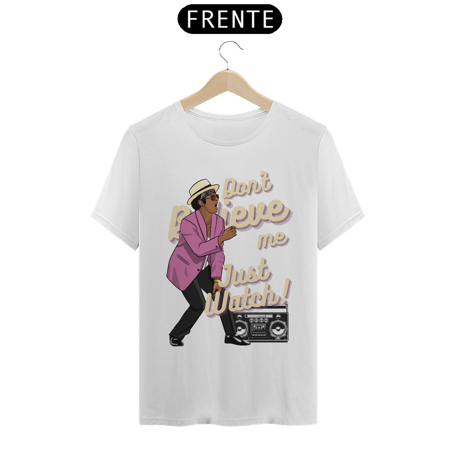 Camiseta Bruno Mars - Uptown Funk