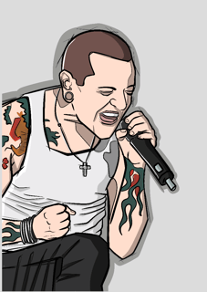 Poster Chester Bennington 2