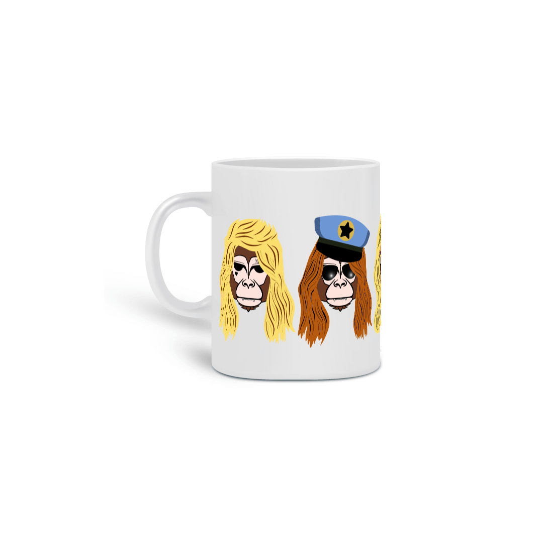 Caneca Monkeys Guns N'Roses 