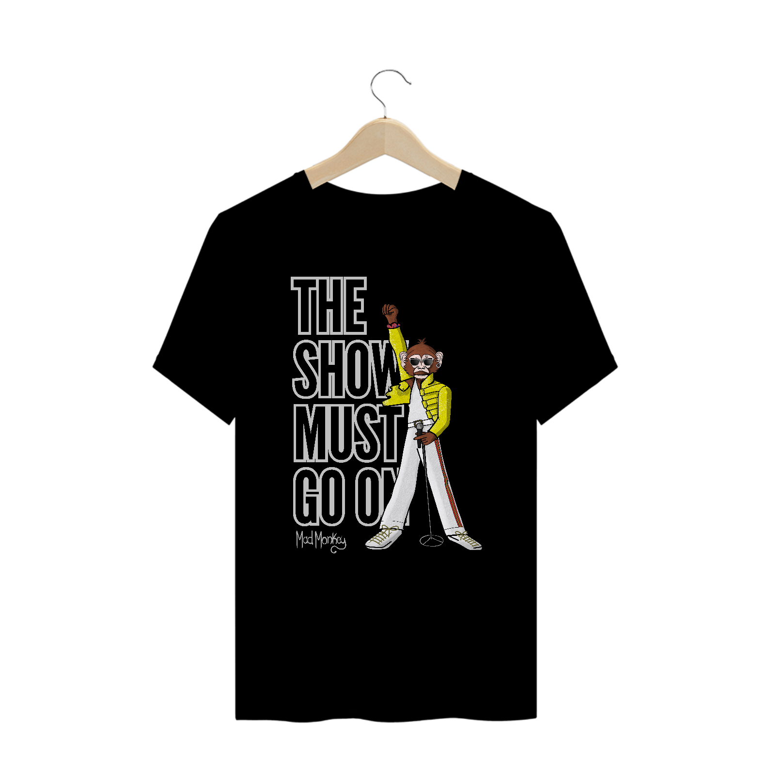 Camiseta Plus Size The Show Must Go On