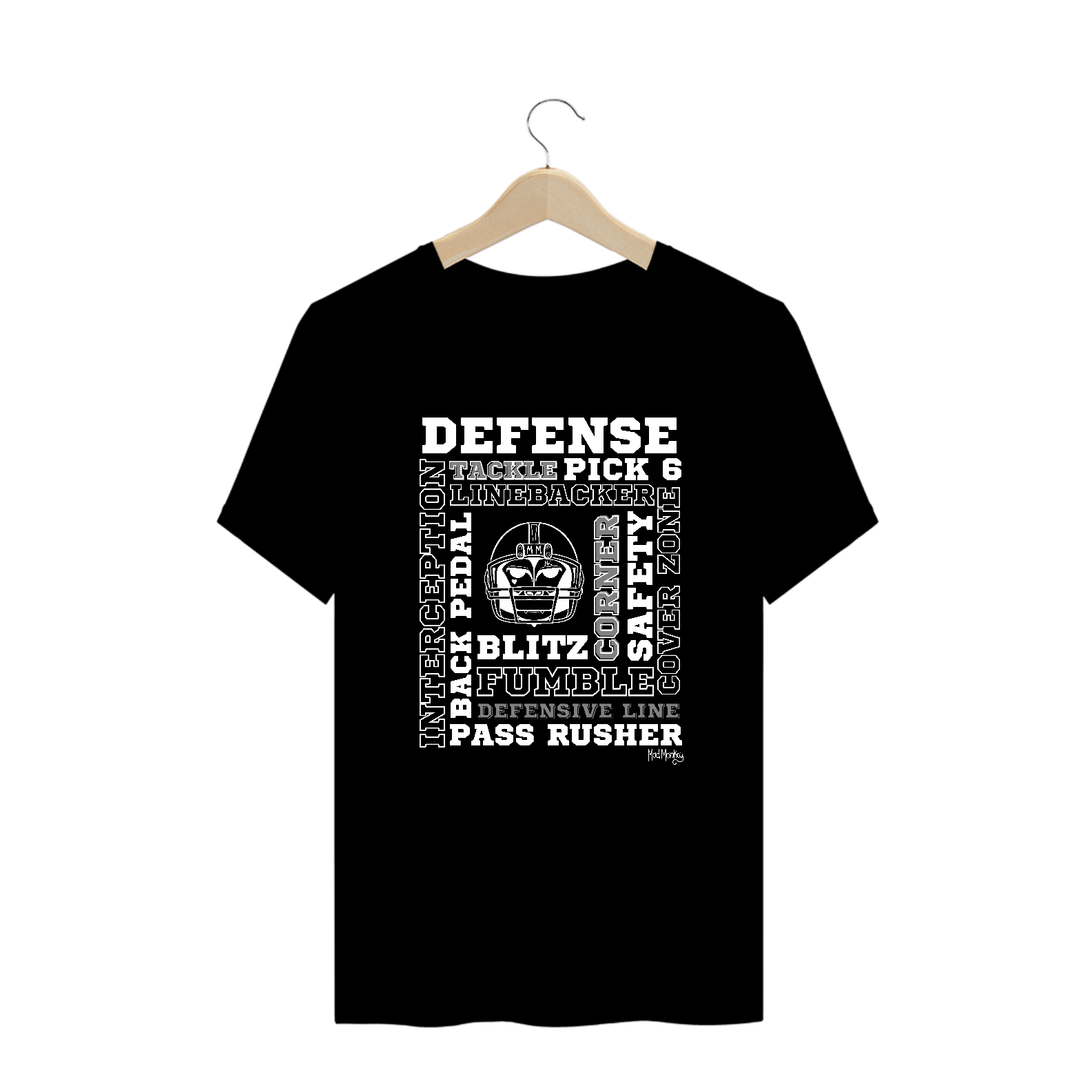 Camiseta Plus size Football Defense