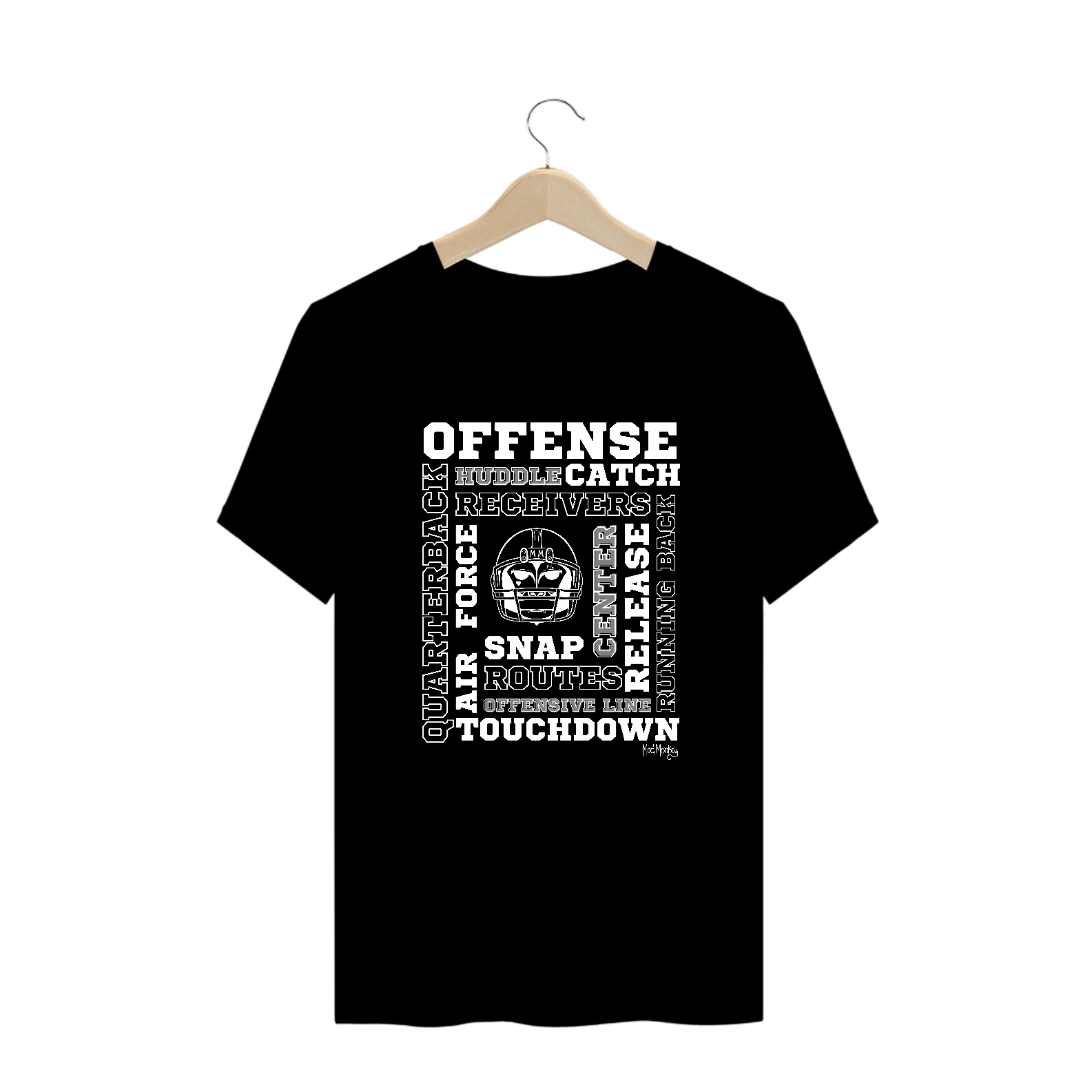 Camiseta Plus Size Football Offense