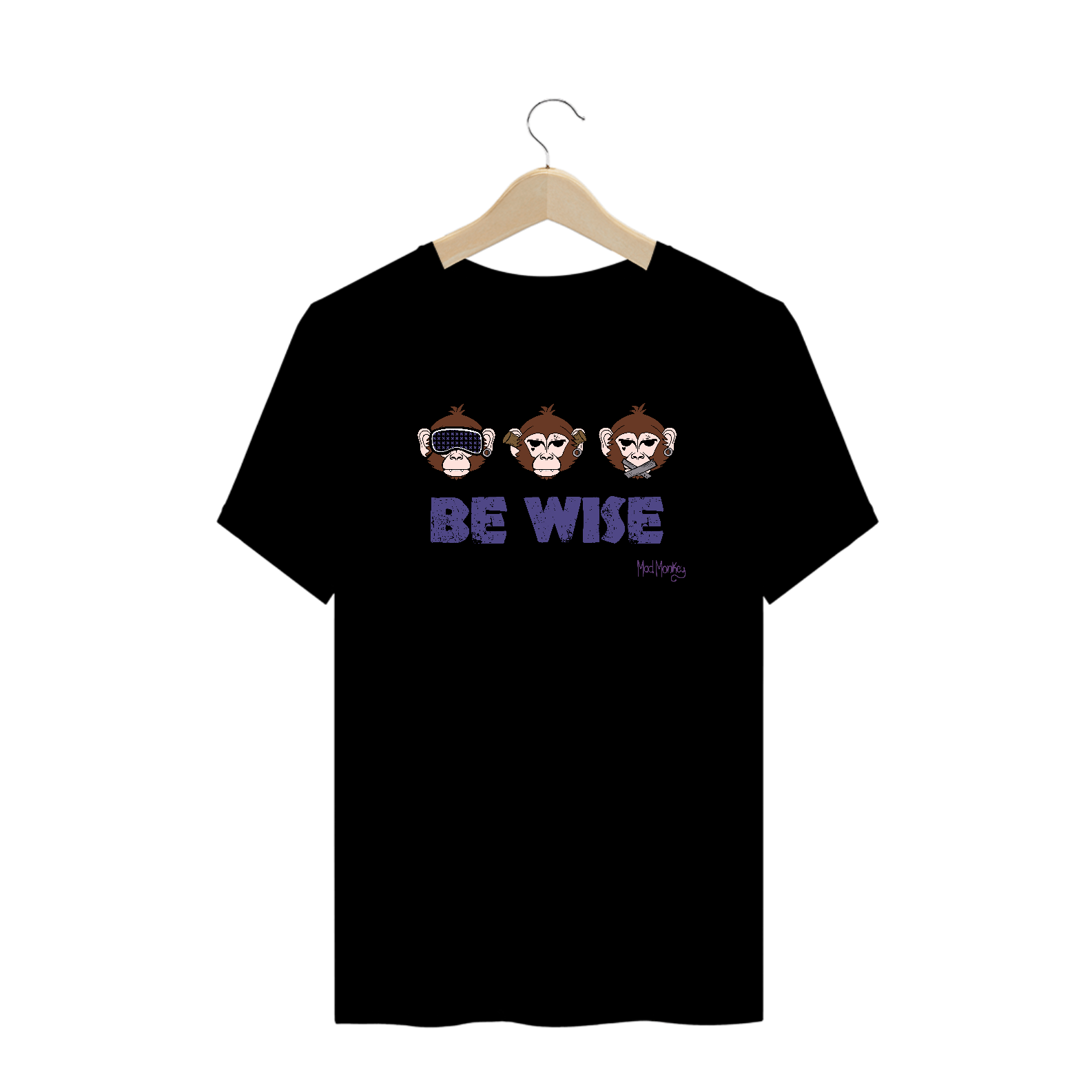 Camiseta Plus Size Be Wise