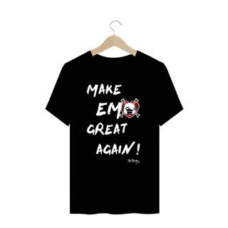 Camiseta Plus Size Make Emo Great Again