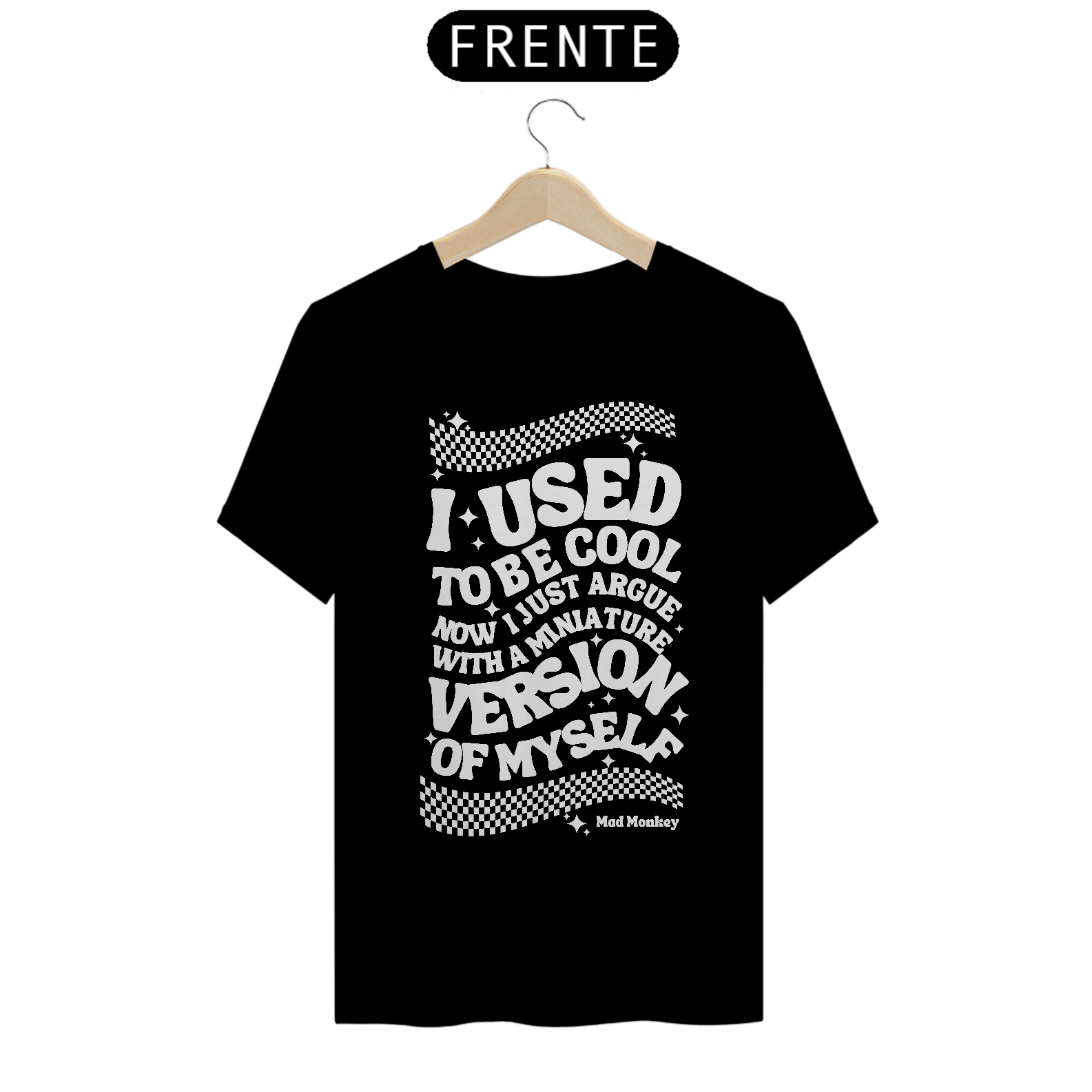 Camiseta Preta - I used to be cool