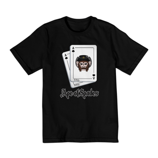 Camiseta Infantil Ape of Spades - 2 a 8 anos