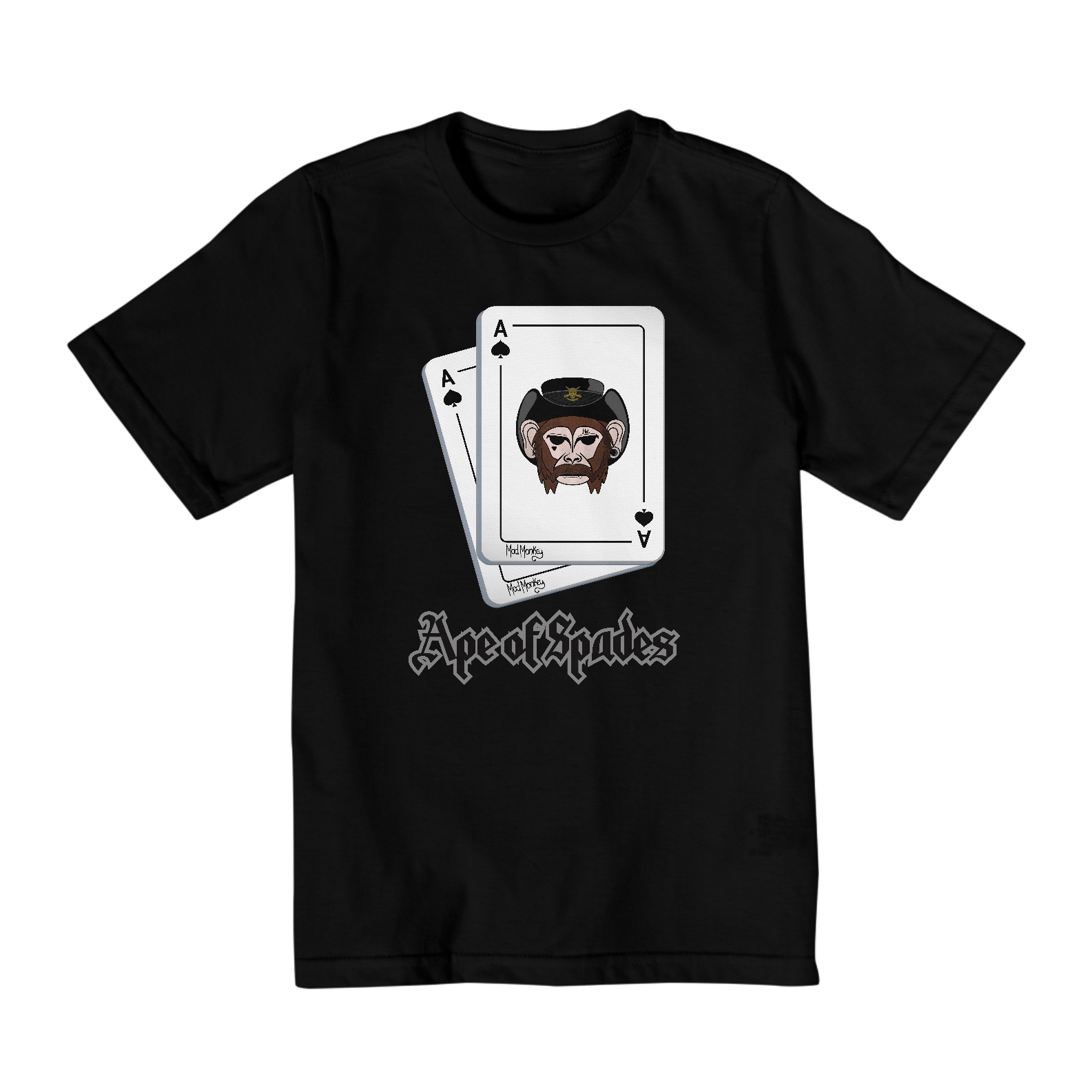 Camiseta Infantil Ape of Spades - 10 a 14 anos