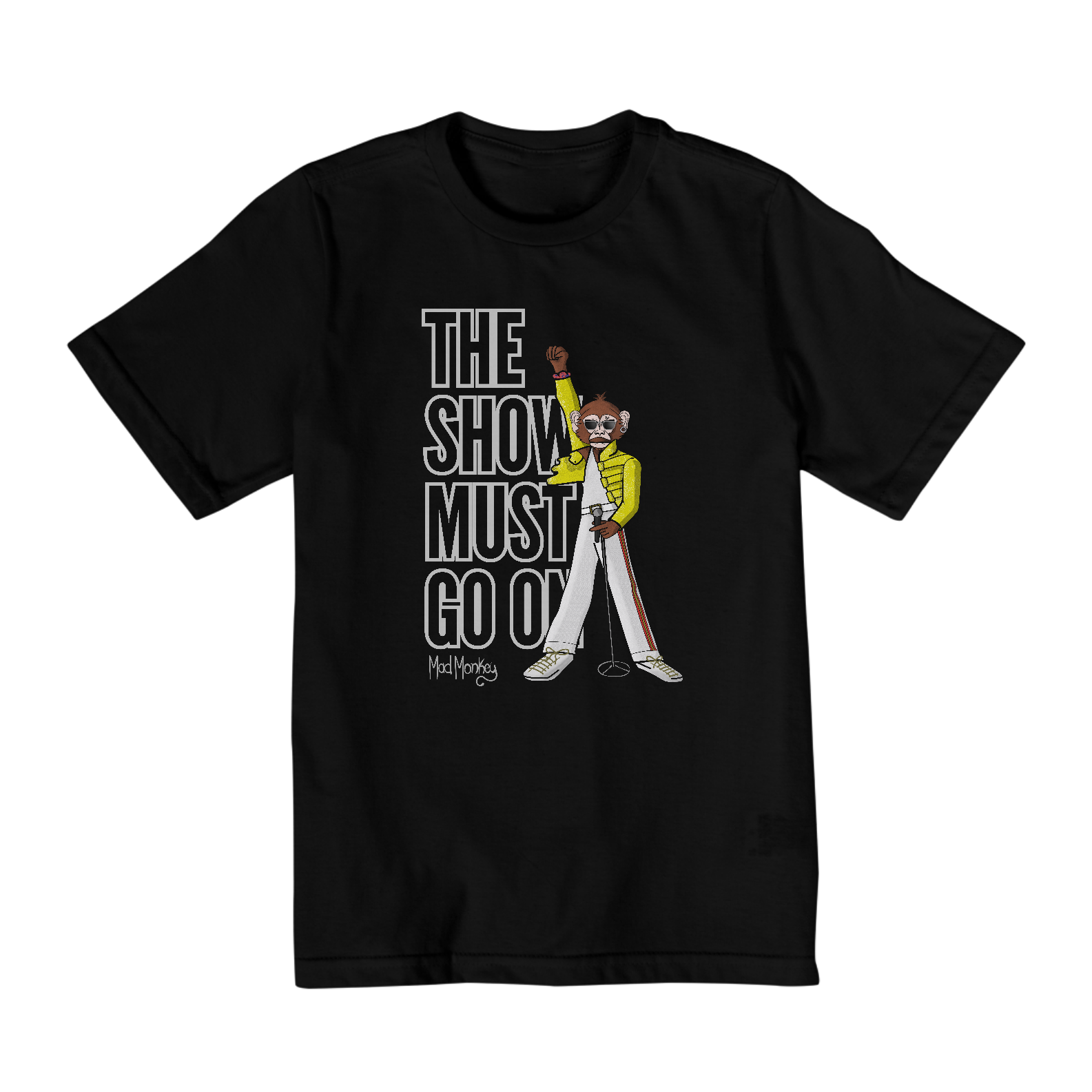 Camiseta Infantil The Show Must Go On - 2 a 8 anos