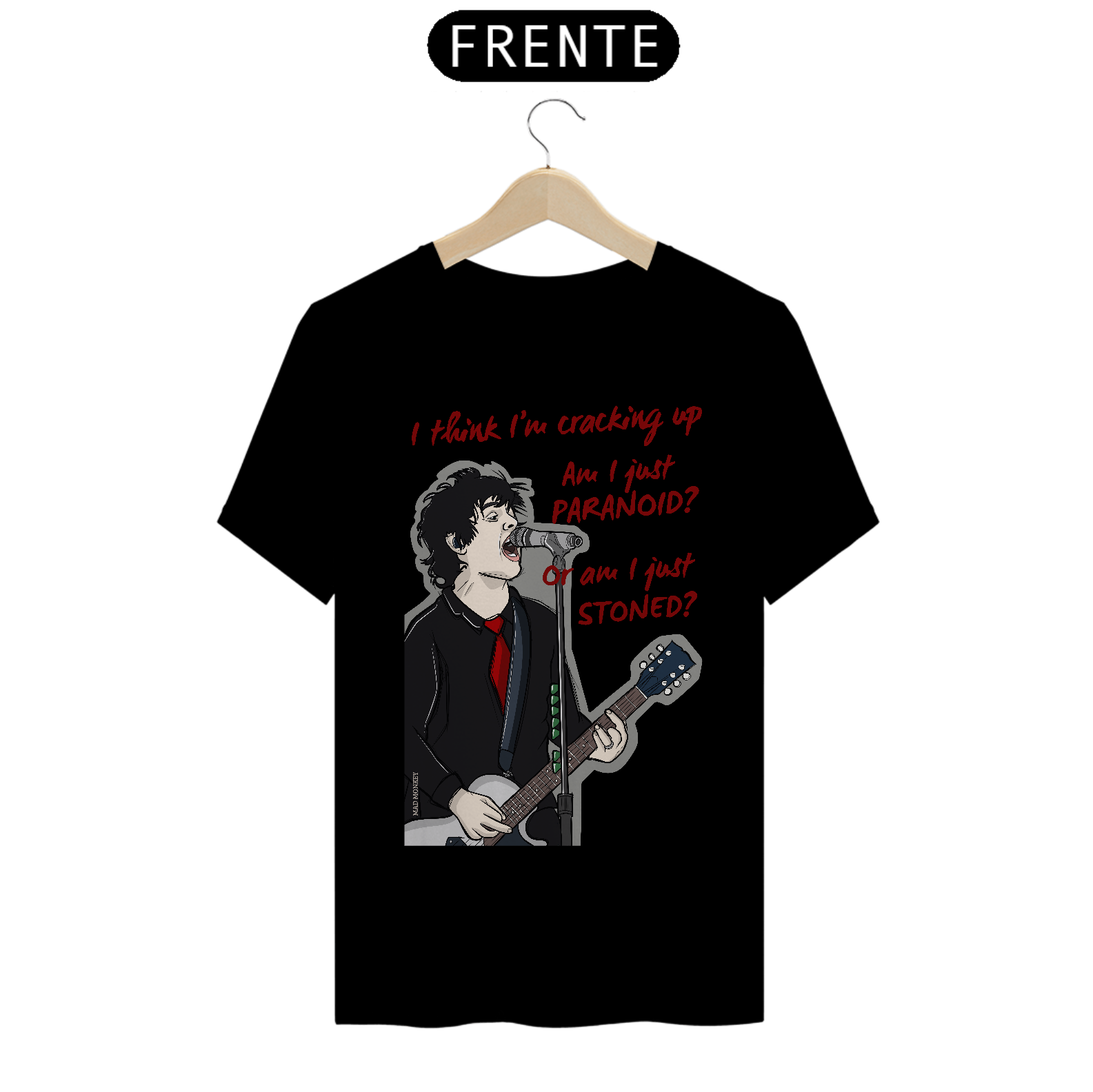 Camiseta Billie Joe (Green Day) - Basket Case