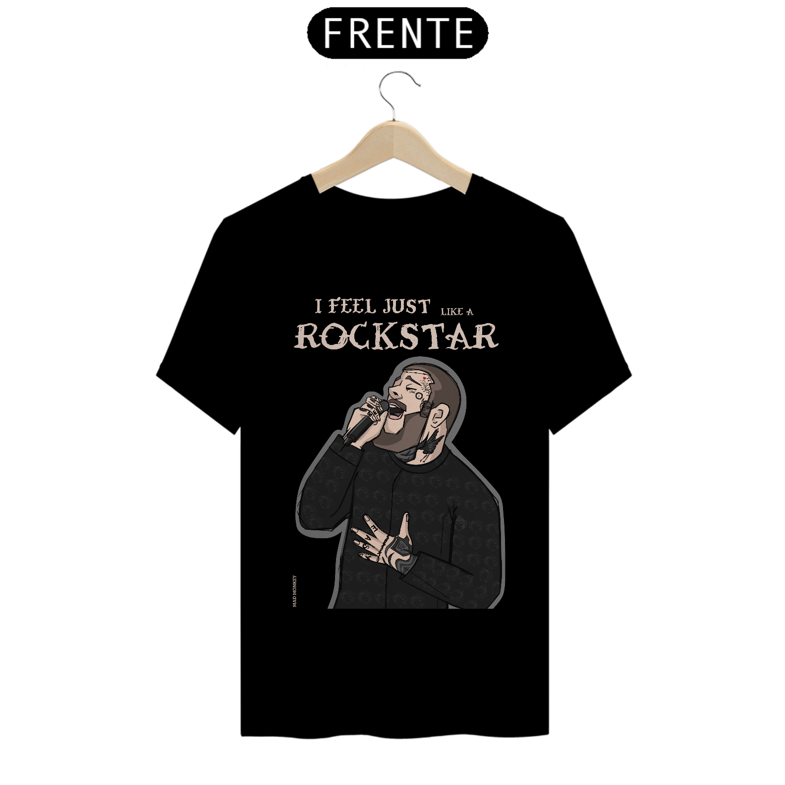 camiseta Post Malone - Rockstar