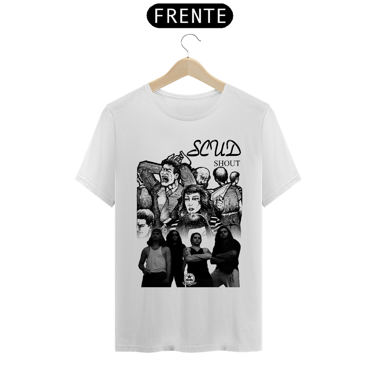 Nome do produto: Camiseta SCUD - Shout 1993 - mod. 01