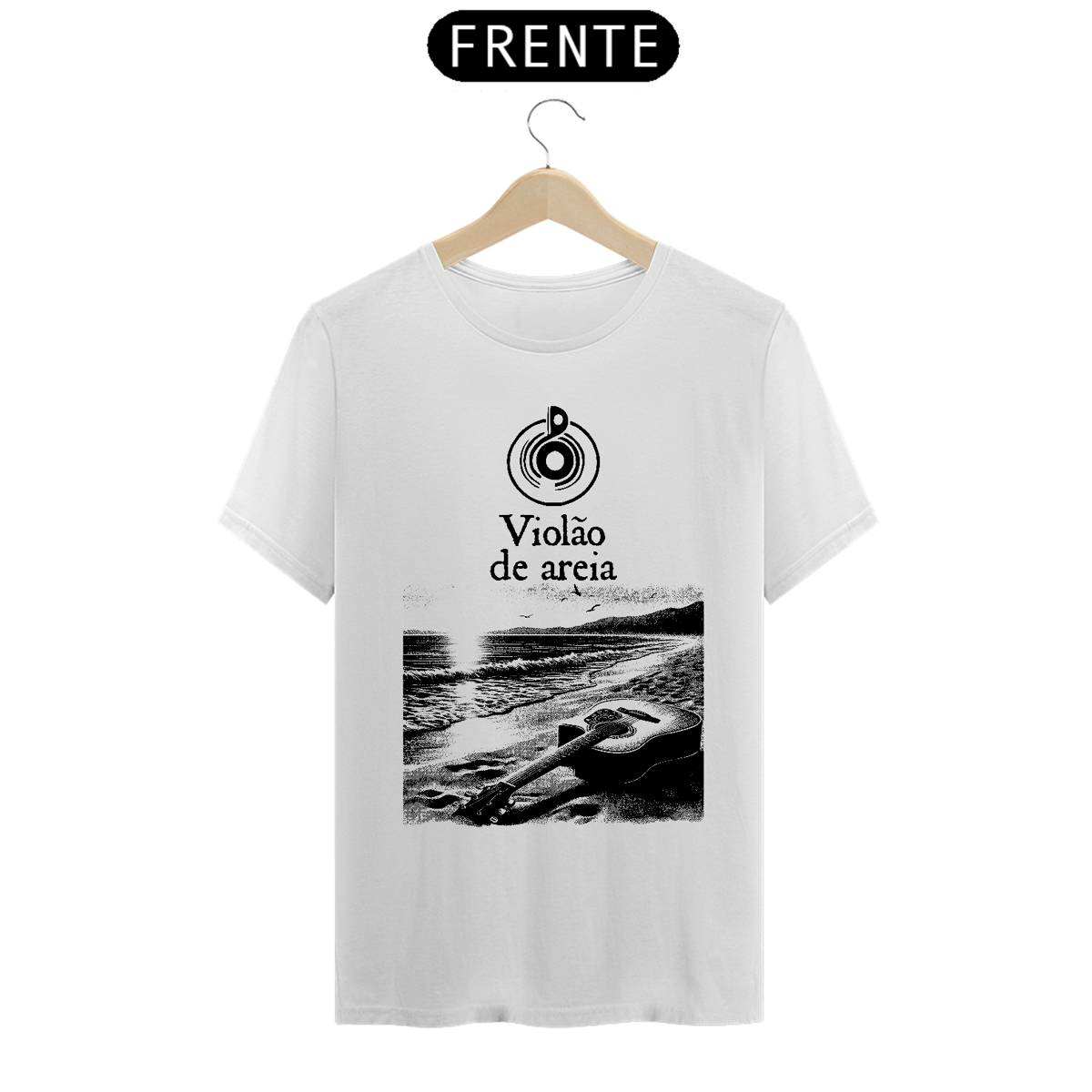 Nome do produto: Camiseta VIOLÃO DE AREIA.