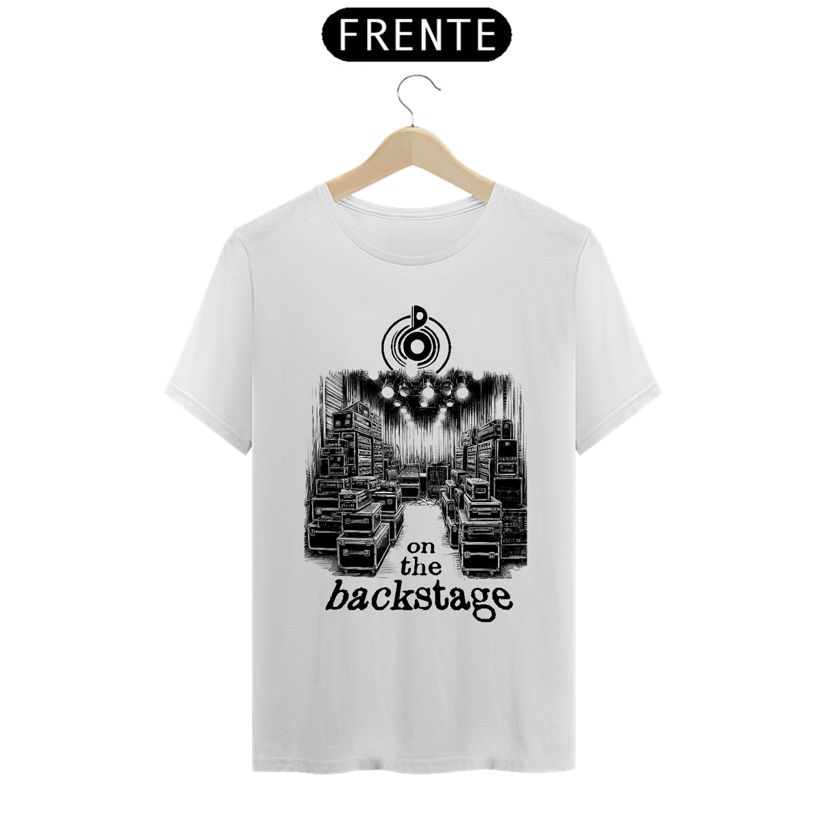 Nome do produto: Camiseta ON THE BACKSTAGE.