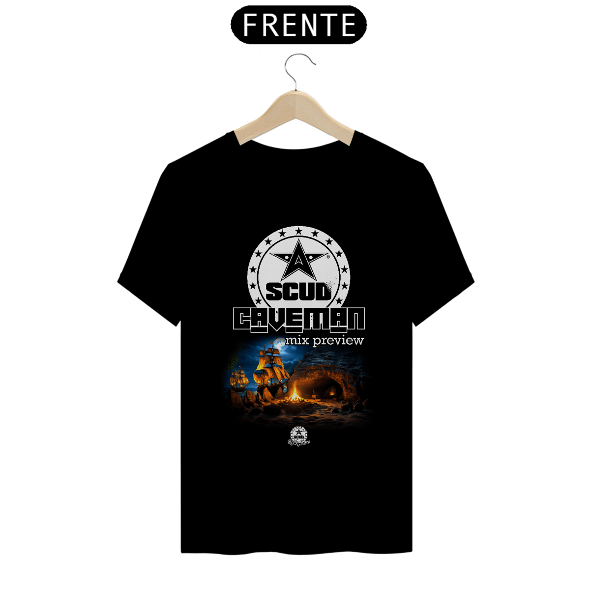 Nome do produto: Camiseta SCUD - Caveman (mix preview) - mod. 01