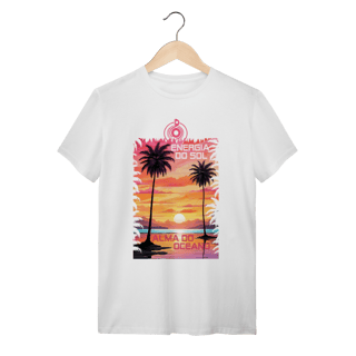 Nome do produto Camiseta ENERGIA DO SOL, ALMA DO OCEANO.