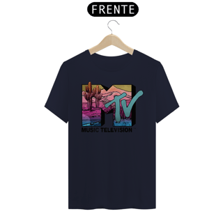Nome do produtoMTV Desert Scene Colorful Logo Graphic T-Shirt