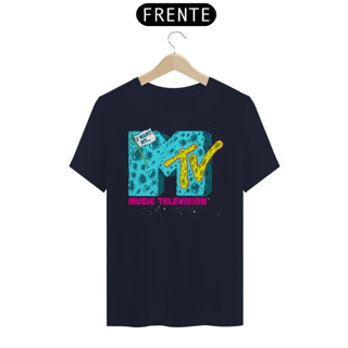 Nome do produtoMTV Logo Galaxy Moon Graphic T-Shirt