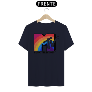 Nome do produtoMTV Rainbow Logo Music Television Graphic T-Shirt