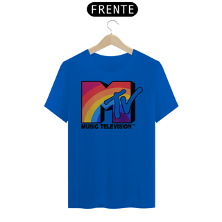 Nome do produtoMTV Rainbow Logo Music Television Graphic T-Shirt