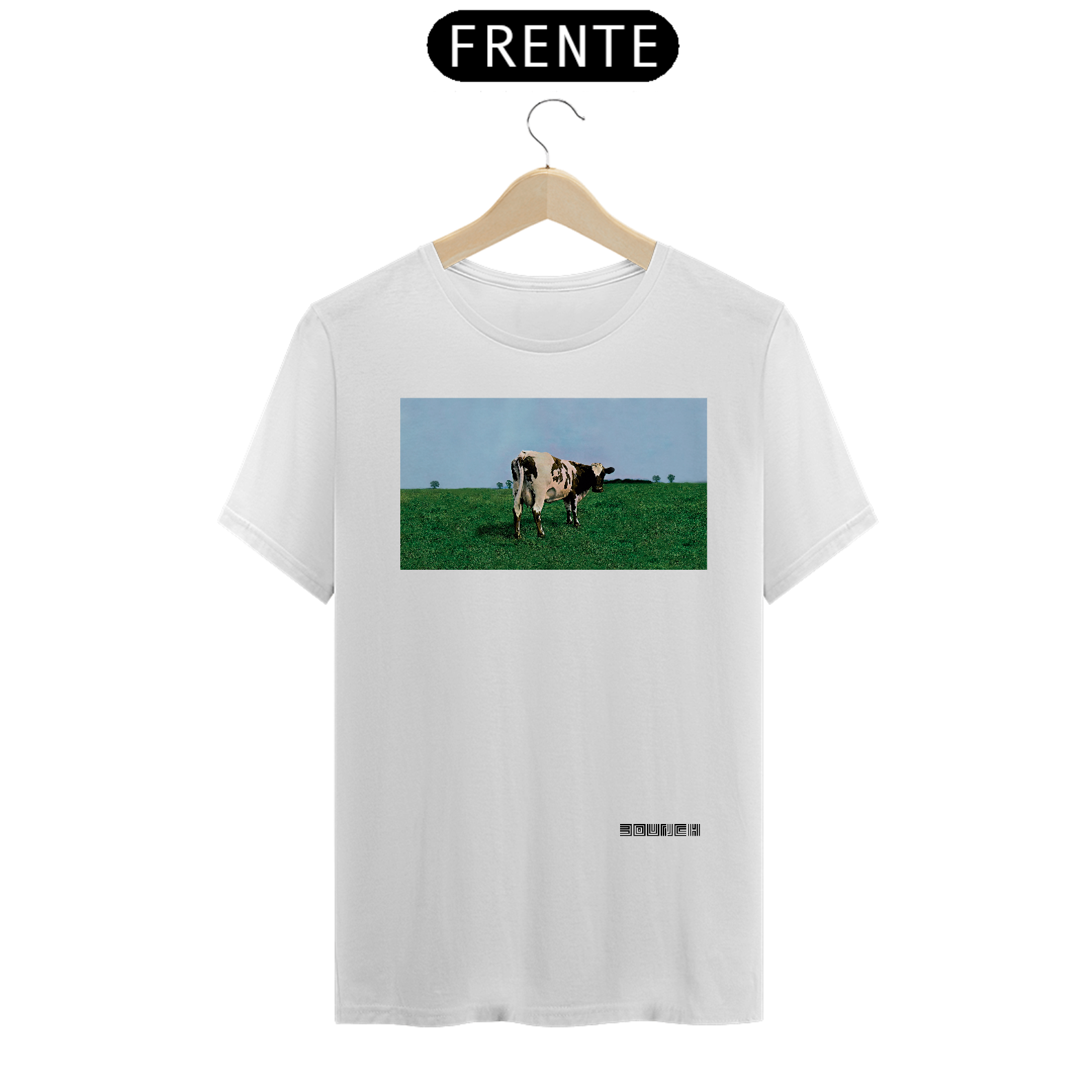 Rock Off Pink Floyd Atom Heart Mother Fade T-Shirt Uomo - Grigio Antracite - Licenza Ufficiale