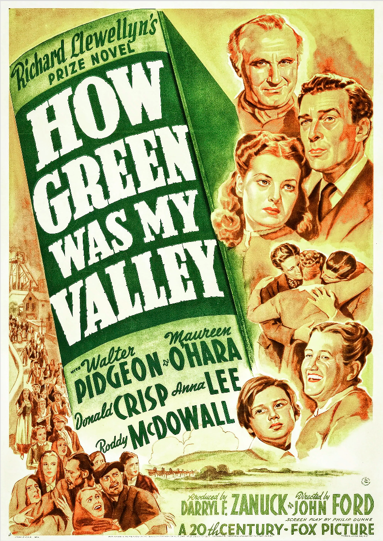 Como Era Verde o Meu Vale (How Green Was My Valley), 1941 Nome do produto: Como Era Verde o Meu Vale (How Green Was My Valley), 1941