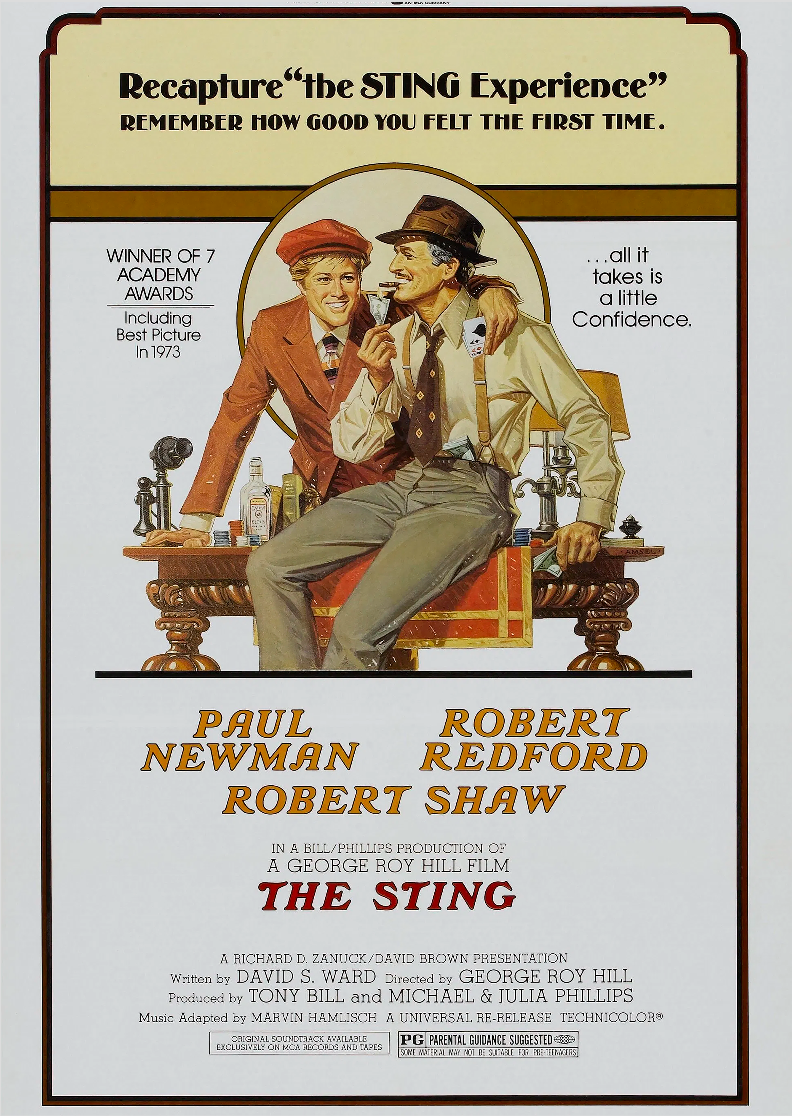 Golpe de Mestre 9The Sting), 1973 Nome do produto: Golpe de Mestre 9The Sting), 1973