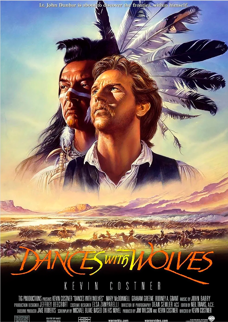 Dança com Lobos (Dance With Wolves), 1990 Nome do produto: Dança com Lobos (Dance With Wolves), 1990