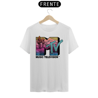 Nome do produtoMTV Desert Scene Colorful Logo Graphic T-Shirt