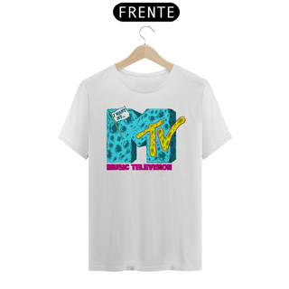 Nome do produtoMTV Logo Galaxy Moon Graphic T-Shirt