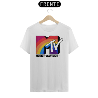 Nome do produtoMTV Rainbow Logo Music Television Graphic T-Shirt