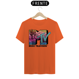 Nome do produtoMTV Desert Scene Colorful Logo Graphic T-Shirt