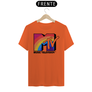 Nome do produtoMTV Rainbow Logo Music Television Graphic T-Shirt