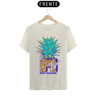 Nome do produtoMTV Pineapple Colorful Logo Music Television Graphic T-Shirt