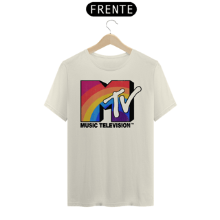 Nome do produtoMTV Rainbow Logo Music Television Graphic T-Shirt