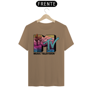 Nome do produtoMTV Desert Scene Colorful Logo Graphic T-Shirt