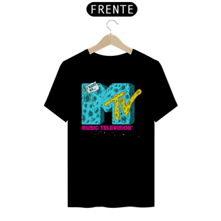 Nome do produtoMTV Logo Galaxy Moon Graphic T-Shirt