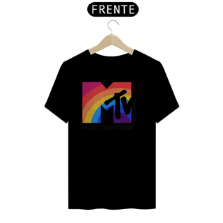 Nome do produtoMTV Rainbow Logo Music Television Graphic T-Shirt