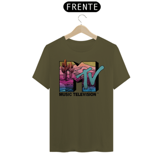 Nome do produtoMTV Desert Scene Colorful Logo Graphic T-Shirt