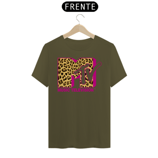 Nome do produtoMTV Logo Leopard Print Premium T-Shirt