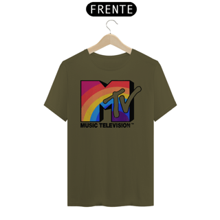 Nome do produtoMTV Rainbow Logo Music Television Graphic T-Shirt