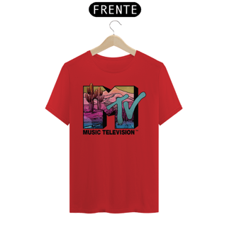 Nome do produtoMTV Desert Scene Colorful Logo Graphic T-Shirt