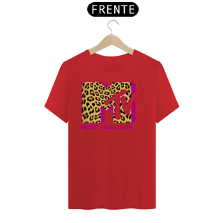 Nome do produtoMTV Logo Leopard Print Premium T-Shirt