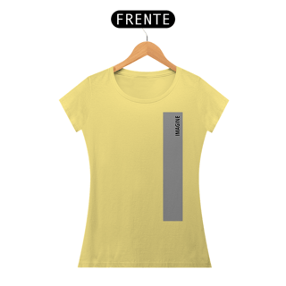 Nome do produto CAMISETA - T SHIRT BABY LONG ESTONADA - IMAGINE