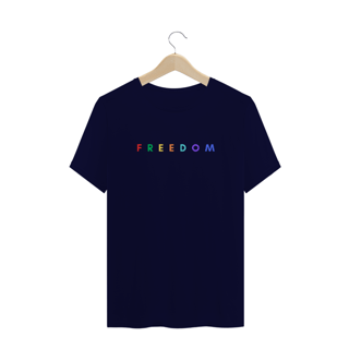 Nome do produto CAMISETA - T SHIRT PLUS SIZE - FREEDOM