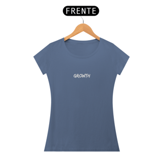 Nome do produto CAMISETA BABY LONG ESTONADA FEMININA - GROWTH