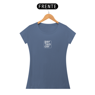 Nome do produto CAMISETA BABY LONG ESTONADA FEMININA - PERTENCER