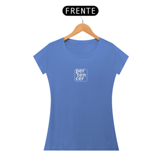 Nome do produto CAMISETA BABY LONG ESTONADA FEMININA - PERTENCER