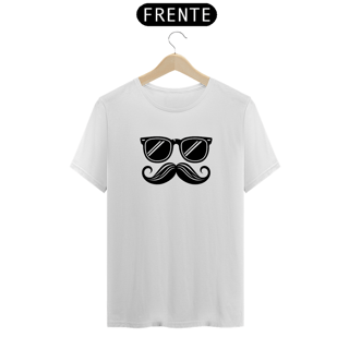 Nome do produto CAMISETA - T SHIRT QUALITY - ÓCULOS COM BIGODE