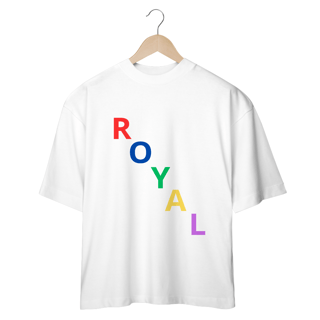 CAMISETA - T SHIRT OVERSIZED - ROYAL